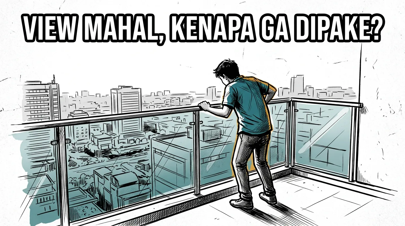 Balkon View Mahal, Kenapa Justru Paling Jarang Dipakai?